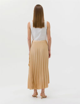 Bej Dokuma Etek - Pierre cardin фото 4