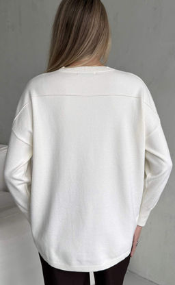 Джемпер F522-15120 milk - Fine joyce фото 8