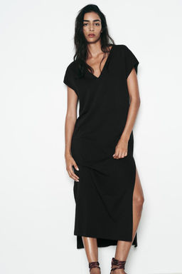 WASHED MIDI DRESS - Zara фото 4