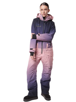 Комбинезон BB-0550 Розово-серый - Snow headquarter фото 40