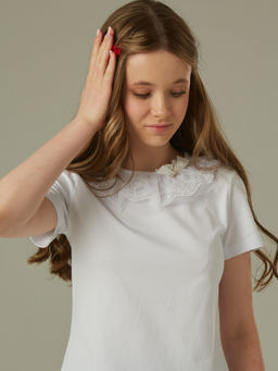 Блузка белый 181231101а - Nota bene фото 8