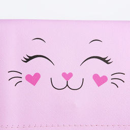 Сумка детская для девочки Кошечка, на клапане, розовая - NAZAMOK KIDS фото 3