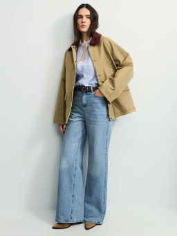 Куртка оверсайз с акцентным воротником ZR2604102209-63 / Zarina  фото 2