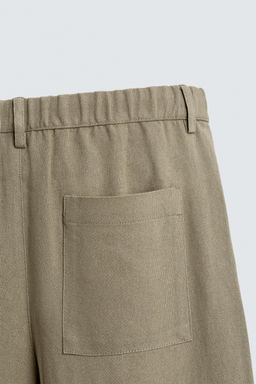PANTAL?N RELAXED FIT VISCOSA - C??AMO / Vis?n - Zara фото 8