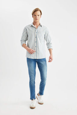 Джинсовые брюки скинни Carlo очень узкого кроя с нормальной талией и очень узкими штанинами - Defacto фото 2