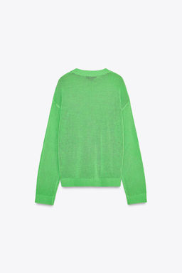 STRAIGHT PLAIN KNIT SWEATER - Zara фото 9