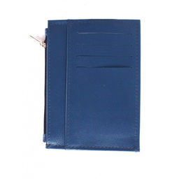 Визитница-кардхолдер Croco-ВК-218 н/к, 2отд, 11карм, синий бергамо (47) 264847  фото 2