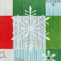 Скатерть новогодняя Доляна Новогодняя мозаика 145*300 +/- 2 см, 100% п/э  фото 7