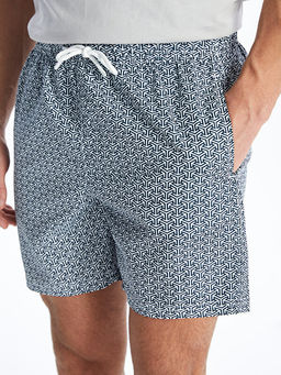 K?sa Boy Desenli Erkek Deniz ?ortu