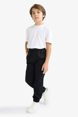 Pamuklu Jogger Fit Gabardin Pantolon Erkek _ocuk - Defacto фото 3