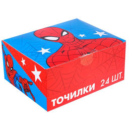 Цена за 24 шт. Точилка с ластиком, пластиковая, Человек-паук - Marvel фото 8