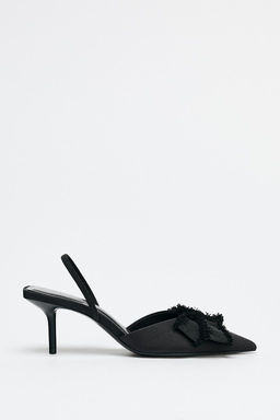 BOW SLINGBACK HEELS - Zara фото 3