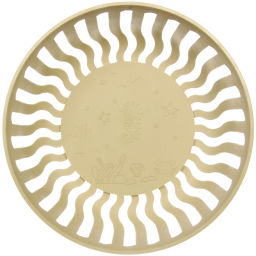 Цена за 3 шт. Сухарница пластиковая "SEGRETO" 26*8см оливковая