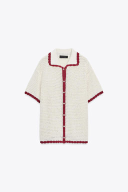 KNITTED POLO CARDIGAN - Zara фото 5