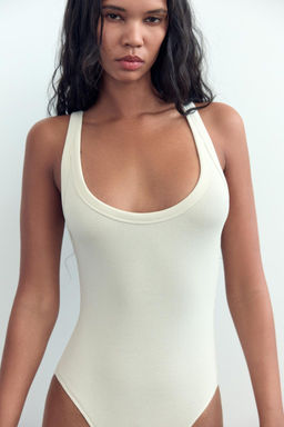 RIBBED BODYSUIT - Zara фото 11
