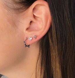 Серьги с куб.цирконием - Серебряные крылья фото 2