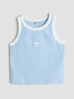 Bisiklet Yaka Nak??l? K?z ?ocuk Atlet