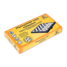 Игра настольная DELFBRICK магнитная игра DLN-02 2-й сорт Шашки