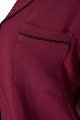 Trendyolmilla Siyah Biyeli Viskon Dokuma Pijama Tak?m? THMAW21PT0292  фото 8