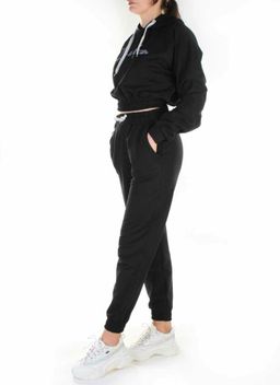 Y276 BLACK Спортивный костюм женский (100% хлопок) - Fashion фото 3