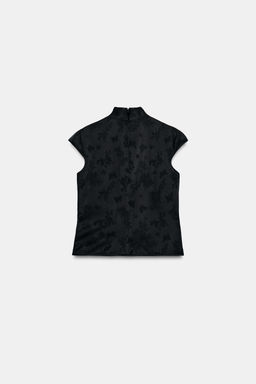 STUDDED HALTER TOP - Zara фото 12