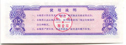 Банкнота Продовольственный талон (Рисовые деньги) 0,5 единицы 1978 года Китай