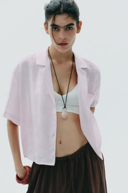 FLOWING SHIRT WITH POCKET - Zara фото 26