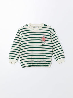 Bisiklet Yaka K?z ?ocuk Sweatshirt