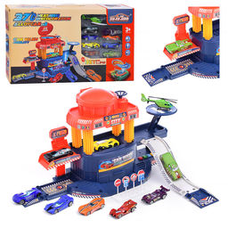 Парковка-Автомойка "Дорожные знаки" в коробке