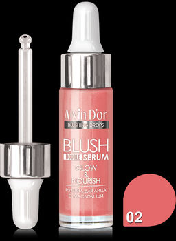 Alvin Dor B-3 Жидкие румяна Blush double Serum тон 02 15мл