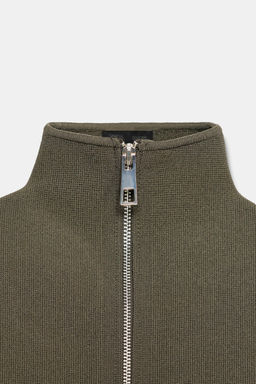 KNIT ZIP-UP JACKET - Zara фото 9