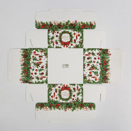 Цена за 5 шт. Коробка для кондитерских изделий новогодняя с пластиковой крышкой «С Новым годом», 12×6×11.5 см