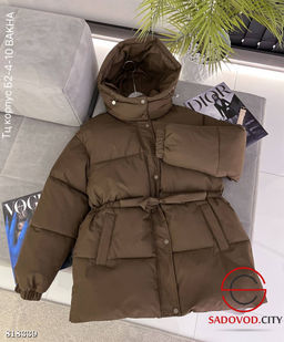 Тёплая женская зимняя куртка-пуховик - Bruno фото 2