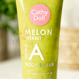Скраб для Тела Подтягивающий с Витамином А Дынный Шербет CATHY DOLL 320 гр  фото 2