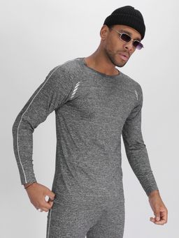 Комплект мужского термобелья без начеса серого цвета 2214Sr - FUYOUKAI фото 7