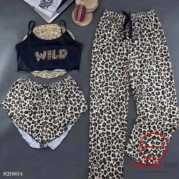 Пижама тройка (майка, шорты, штаны) - Bruno фото 2