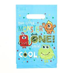 Цена за 100 шт. Пакет «Монстры», полиэтиленовый с вырубной ручкой, 20×30 см, 30 мкм