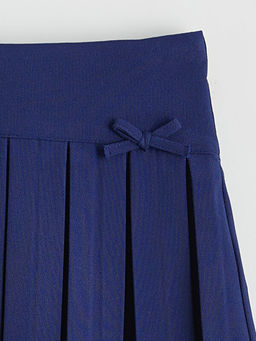 Beli Lastikli Basic K?z ?ocuk Pileli Etek