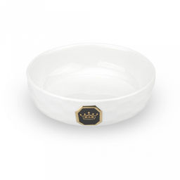 "Фуд лайф (Food life)" Блюдце-розетка для варенья фарфоровое д8,9см h2,8см, цвет белый, с декором (Китай)