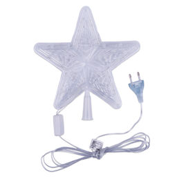 ULD-H2222-030/DTA MULTI STAR-1 Украшение светодиодное для ёлки Звезда-1, 22 см. 30 светодиодов. Разноцветный свет. Прозрачный провод. TM Uniel.