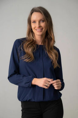 Блуза ДЖ 791с-7 Тёмно-синий