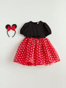 K?z ?ocuk Minnie Mouse Kost?m ve Ta?