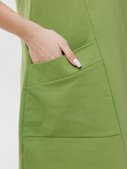 Платье женское П-181 (футер 2х нитка пенье г/к) Голубая - Elenatex фото 9