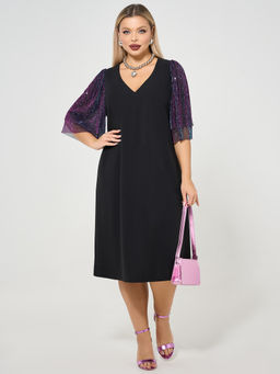 Платье 0218-2 чёрный кварц - Dora фото 81