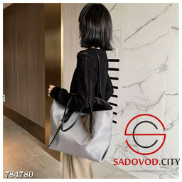 Большая женская текстильная сумка шоппер - Bruno фото 5