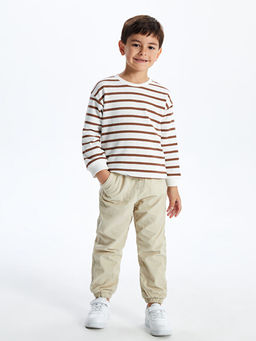 Beli Lastikli Basic Kadife Erkek ?ocuk Pantolon