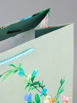 Цена за 2 шт. Пакет подарочный ламинированный вертикальный Гармония цветов, 26?12?32 см