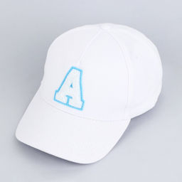 Кепка женская «A», белая, р-р 56
