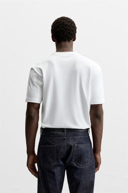 BASIC REGULAR FIT T-SHIRT - Zara фото 3