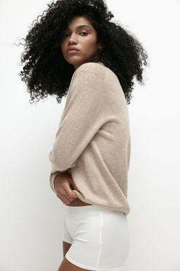 Cashmere-blend polo shirt - H&m фото 3